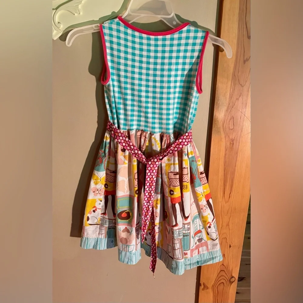 ⭐️KPea Novelty Print/Mixed Print Circle Twirl Dress Size 10⭐️
